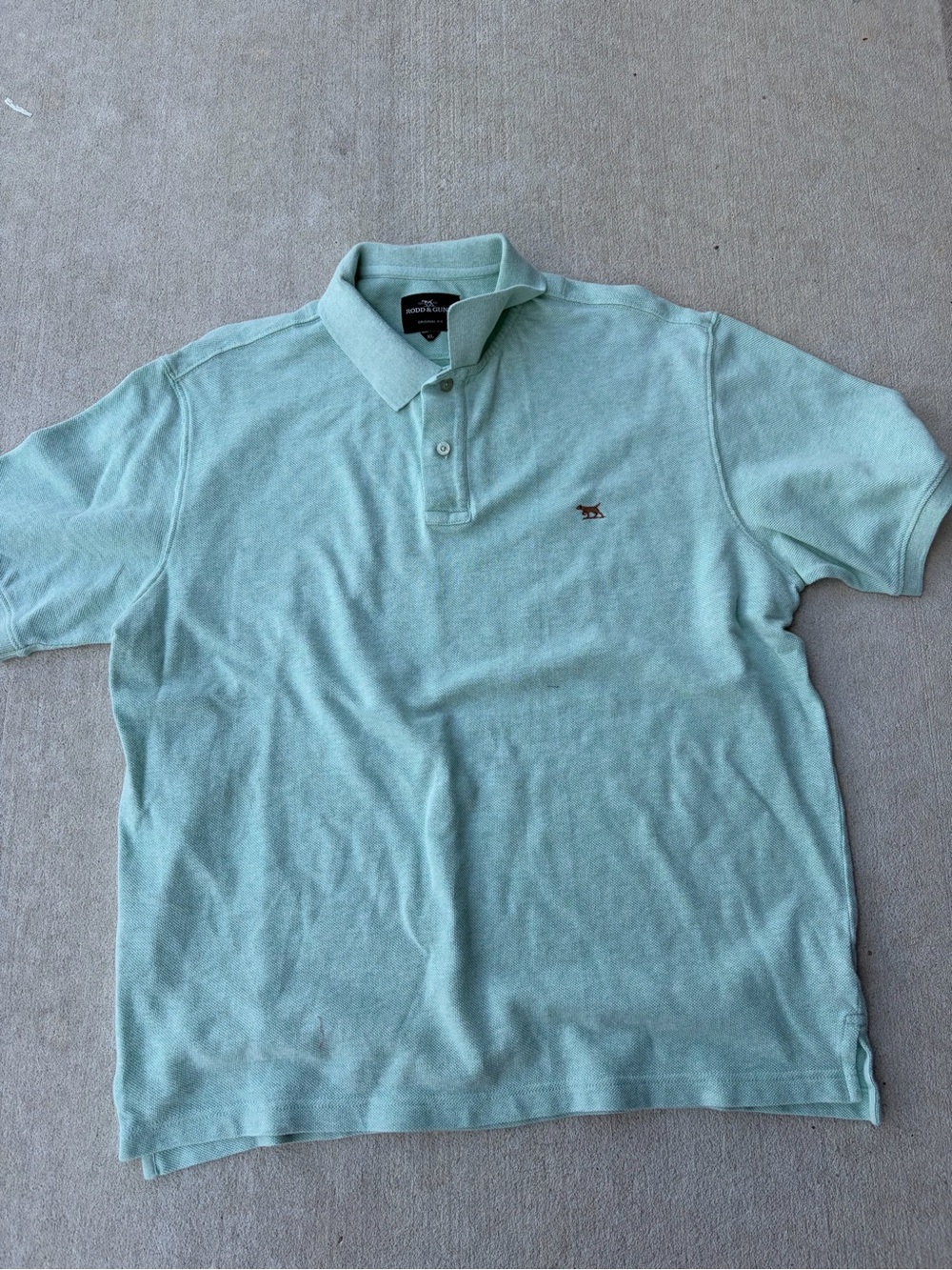 Rodd & Gunn Men's Mint Green Polo Shirt